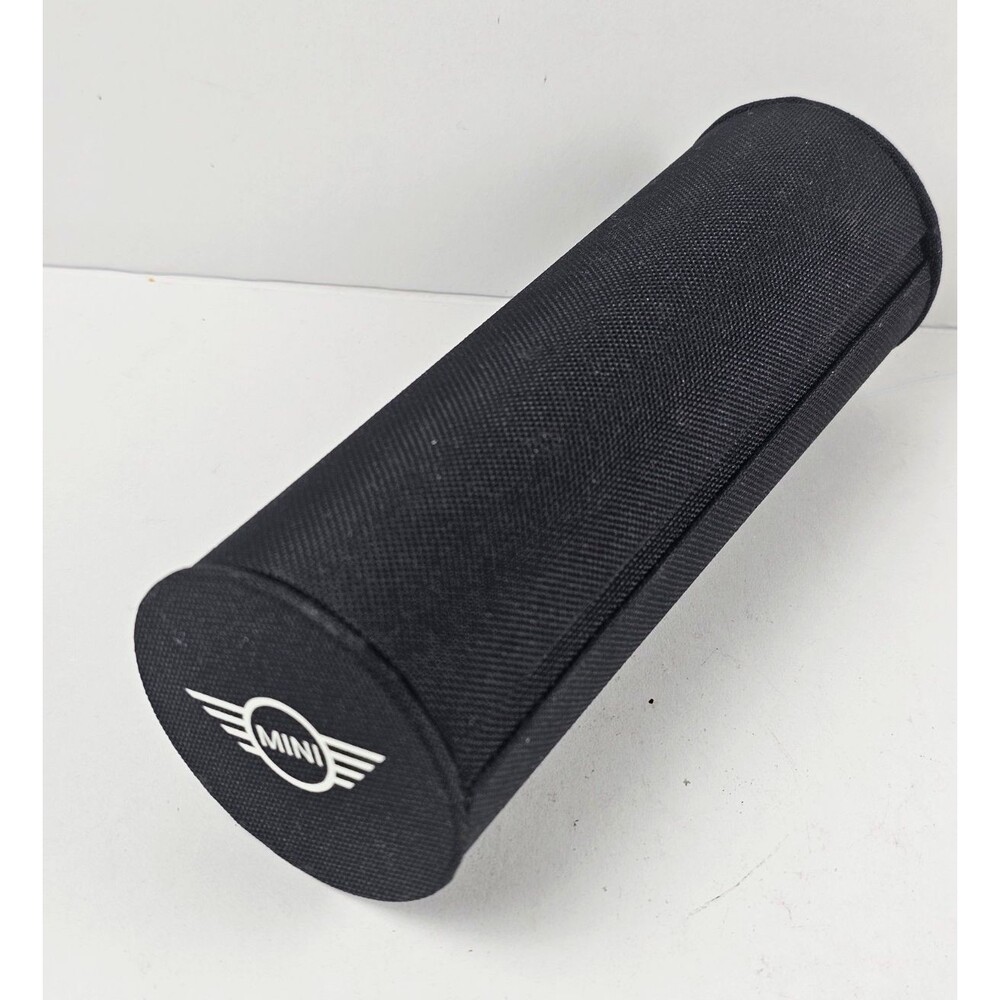 MINI Black Hard Eyeglass Case for Glasses Fabric 7 in Protective Storage